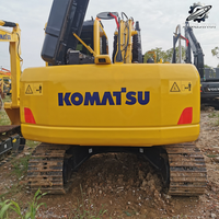 Excavatrice sur chenilles Komatsu PC120, 12 tonnes, compacte, hydraulique, d'occasion, du Japon, pour travaux de construction et terrassement municipal