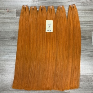 Venta al por mayor Super largo colorido recto Remy Paquete de pelo Venta caliente para extensiones de cabello de trama Genius de Vietnam - Product Image 5