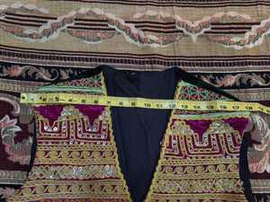 Chalecos sin Mangas Bordados a Mano para Hombre, Invierno, Encaje Completo, 100% Lana, Formales, Tradicionales Afganos - Product Image 4