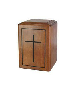 Urnas de madera hechas a mano para cremación, urnas funerarias decorativas para hombre y mujer a bajo precio - Product Image 1