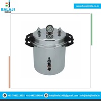 Autoclave portable BALAJI INDIA(BI) de qualité supérieure, best-seller (type autocuiseur), garantie 1 an, qualité laboratoire