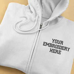 Sweat à capuche décontracté pour homme, en coton respirant, écologique, léger, avec cordon de serrage, poches et logo personnalisé - Product Image 1