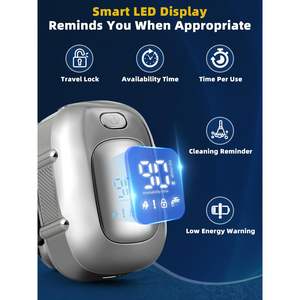 Rasoir électrique à longue autonomie pour hommes chauves, rotatif, utilisation humide/sèche, kit de toilettage étanche IPX7 pour le corps, avec têtes de rechange - Product Image 5