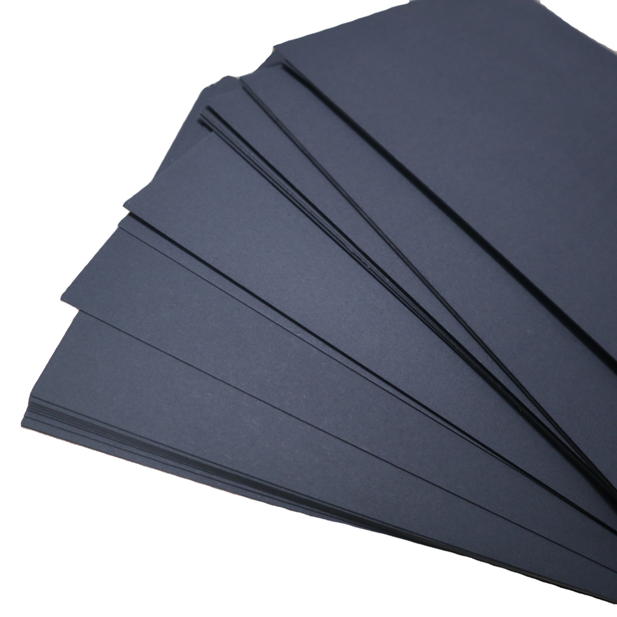 Dynamic Heavy Duty Sustainable A4 Size Versatile-Usage Wholesale Sophisticated Fine-Grain Acid-Free Black Cardboard Craft Paper