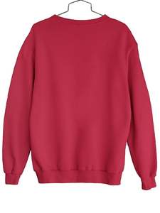 Sudadera Casual de Punto Oversize Unisex de Polialgodón Premium, Suave y Gruesa para Invierno, Color Sólido, Cuello Redondo, Personalizable, ODM - Product Image 2