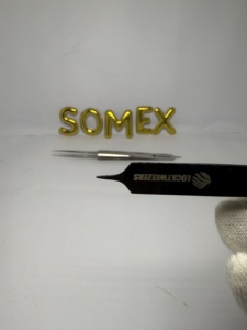 Nuevas pinzas de pestañas de acero inoxidable profesionales personalizadas al por mayor - Product Image 6