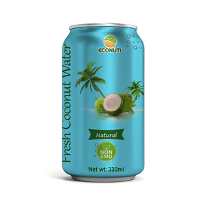 Puré de Agua de Coco Natural con Pulpa, en Lata, Envase a Granel, 240/320/420ml, Listo para Beber, para Venta al Por Mayor - Product Image 4