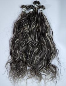 Extensions de cheveux humains à pointe plate Remy kératine humaine vietnamienne cheveux à pointe plate pouces cheveux à pointe plate Double étirés - Product Image 3