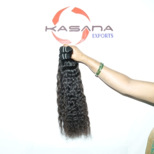 Cheveux humains traités 100% vierges indiens Remy, cuticules alignées, couleur naturelle noire, pour femmes, pleine dentelle, 100g, vente en gros - Product Image 3