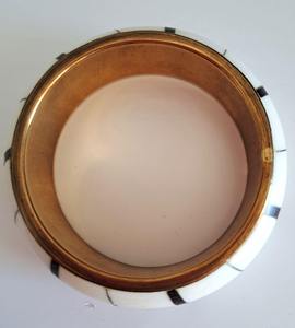 Brazalete de moda de hueso de latón hecho en India, pulseras de joyería de moda, brazaletes de joyería de mano para mujer de alta calidad, precio de fábrica - Product Image 5