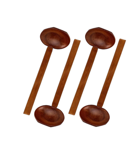Cuchara de sopa de madera con mango al por mayor de fábrica, juego de cucharas de sopa exigentes, utensilios de cocina, precio barato - Product Image 2