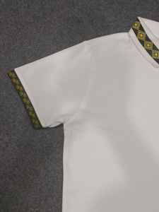 Camiseta de Golf de Diseño Personalizado con Logotipo, 100% Algodón, Color Sólido, Uniforme para Hombre, Tejido de Punto, Secado Rápido y Transpirable - Product Image 5