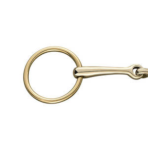 Broca articulada de anillo suelto, broca de filete de caballo de acero inoxidable, tachuela ecuestre, equipo de entrenamiento y equitación para caballos - Product Image 4