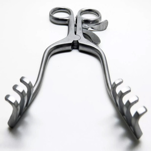 Weitlaner เครื่องดึงกลับ6.5ทื่อๆแบบแมนนวลแหล่งจ่ายไฟ3x4ง่ามเครื่องมือผ่าตัดสัตวแพทย์พื้นฐานสเตนเลสสตีล - Product Image 4