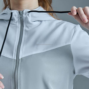 เสื้อแจ็คเก็ตมีฮู้ดลำลองแบบสั่งทำพิเศษ รุ่นใหม่ประจำฤดูใบไม้ร่วง Fit2Fight สำหรับผู้หญิง ออกกำลังกาย ดีไซน์เก๋ ขายดี ปี 2026 - Product Image 6