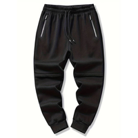 Pantalon de survêtement personnalisé pour homme, en molleton de coton respirant, coupe ample, idéal pour la gym et le sport en extérieur, grandes tailles