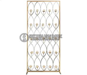 Support mural pour bougies en plastique renforcé de fibres, design moderne et simple en forme de feuille, pour mariages, élégant, inspiré de la nature - Product Image 6