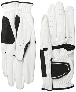 Gant de golf unisexe en cuir de cabretta véritable de qualité supérieure pour homme, main gauche, logo personnalisé, protection UV, compatible écran tactile - Product Image 1
