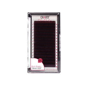 CharmLash m curl cils marron foncé cils marron moyen extensions de cils colorés boucle stable haut de gamme pbt léger D curl - Product Image 3