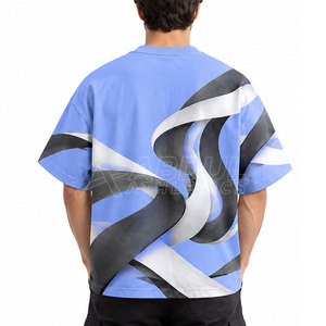 T-shirts Homme Oversize en Coton Lourd Personnalisés – Vêtements Décontractés Streetwear Coupe Ample – Fabricant Grossiste de Mode - Product Image 5