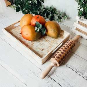 Elegante Bandeja Rectangular de Resina con Detalles de Nácar Diseñada para Decoración Moderna del Hogar con Estilo de Lujo con un Solo Compartimiento - Product Image 5