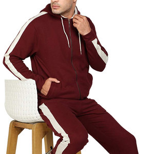 Ensemble de vêtements de rue personnalisés pour hommes Nouveau design Survêtement en coton Bas quantité minimale de commande 100% Coton Motif solide pour l'hiver - Product Image 5