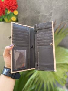 Cartera larga Unisex de estilo occidental, cuero tallado a mano, nuevo diseñador, soporte para efectivo elegante a la moda, regalo para él - Product Image 5