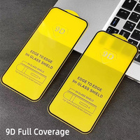 Meilleure Vente Accessoire Téléphone Portable Protection d'Écran Intégrale 9D en Verre Trempé