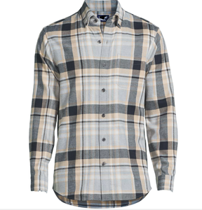 Fabrication OEM Chemise d'été à manches longues pour homme en flanelle, col boutonné, 100% coton, écologique, coupe classique, poitrine - Product Image 4