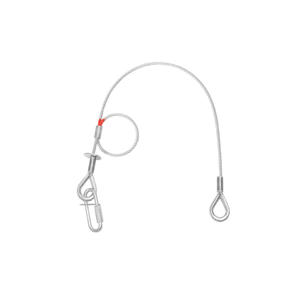<b>Wire</b> Rope Clips SAVEKING 5x600 <b>Silver</b> 58060P - Product Image 1