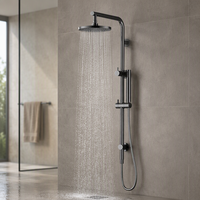 Mitigeur de douche mural 3 voies pour hôtel, norme australienne, avec cartouche céramique et pommeau de douche WS531