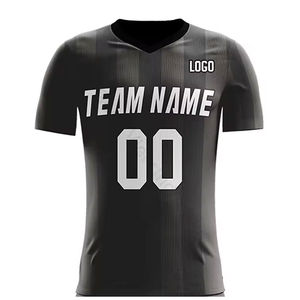 Camisetas de Fútbol Sublimadas Personalizadas, Ligeras, Unisex, de Manga Corta, Secado Rápido, Transpirables, al por Mayor, Nueva Llegada - Product Image 1
