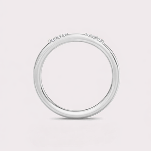 แหวนแต่งงานเพชรทรงกลมคุณภาพสูง 9K ทองชมพู/ทองเหลือง/ทองขาว เพชรเพาะเลี้ยงในห้องปฏิบัติการ - Product Image 3