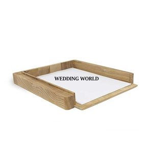 Porte-serviettes en acacia en bois forme carrée porte-mouchoirs faits à la main hôtel et Restaurant Ware porte-serviettes en bois fantaisie - Product Image 6