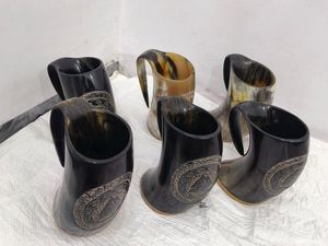 Imagres แก้วทรงแตรดีไซน์ใหม่ทำจากอินเดียผลิตภัณฑ์แก้วดื่มดีไซน์ใหม่จากไวกิ้งธรรมชาติ - Product Image 2