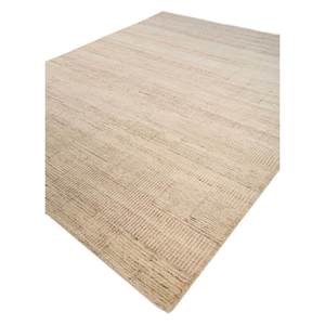 พรมขนสัตว์ถักมือสีเบจและสีน้ำตาลลายเรขาคณิตสำหรับห้องนั่งเล่น ทางเข้าบ้าน โถงทางเดิน และพื้นที่วัยรุ่น-AKWL-1358 - Product Image 2