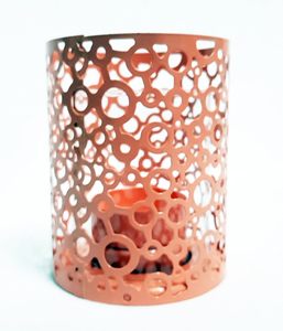 Multi Color Metal Votive Candle Holders in Round Shape for Weddings & Christmas Tabletop Lights Decor Candle Votive - Product Image 5