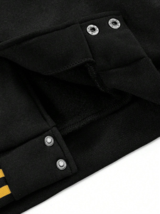 Ropa y Accesorios, Ropa para Hombre, Chaquetas para Hombre, Chaqueta Varsity para Hombre, Nuevo Diseño, Cuello Alto, Lana Genuina, con Letras - Product Image 4