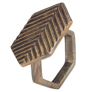 Rond de serviette rond de forme simple avec très bonne qualité accessoire de vaisselle d'anneau de tissu de serviette en métal plaqué or pour la décoration de Table - Product Image 5