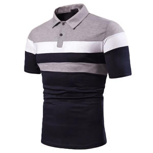 Polo de hombre personalizado de negocios de algodón liso de verano unisex con logotipo bordado personalizado en blanco de alta calidad al por mayor - Product Image 2
