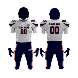 Service OEM Uniforme de football américain en gros Faible MOQ Respirant Maillot et short les plus vendus Grande taille 2026 100% Polyester - Product Image 4