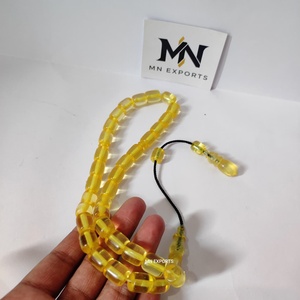 Tasbih de Resina de Ángel Hecho a Mano Personalizado, Regalo Religioso Musulmán Pulido y Ecológico - Product Image 1