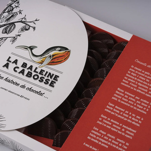 Boîte à savon kraft imprimée personnalisée pour les soins de la peau crème calme grain de café à base de plantes bien-être rêve propre essentiel pour le sérum de soin de la peau - Product Image 3