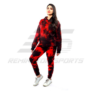 Vêtements de rue personnalisé sublimé meilleure qualité vêtements de sport couleur plein col rond manches longues survêtement pour les femmes Service OEM - Product Image 2