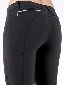 Pantalones de mujer de nuevo diseño, Parche de rodilla, agarre, ajuste elástico, ropa ecuestre, pantalones de montar a caballo personalizados a granel al por mayor - Product Image 5