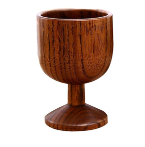 <b>Wood</b> Wine Glass Drinking <b>Cup</b> Handmade Lowest Price Wine Beer Crafts Dinner Parties <b>Wood</b> Wine Glass - Product Image 2