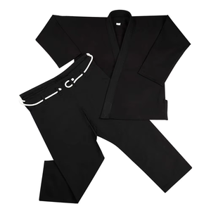 Kimono de Jiu Jitsu Internacional, Uniformes de Jiu Jitsu, Kimono Albino Preto Personalizado, Kimono Aprobado por la IBJJF, Jiu Jitsu Bjj Gi - Product Image 3