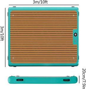 C Z C Z C Bateau de sport gonflable Yacht Dock Eau Plate-forme flottante Dock flottant gonflable Nouveau stock - Product Image 2