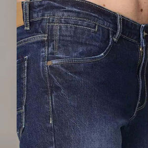 กางเกงขาสั้นผ้ายีนส์ของผู้ชายกางเกงแนวสตรีทผ้าคอตตอน100% เอวสูงทรงหลวมไซส์ใหญ่พิเศษทำจาก2025 - Product Image 6