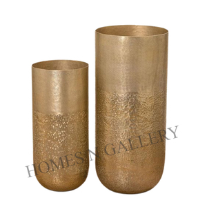 Macetas de Metal de acabado dorado para florero, macetas de hierro de alta calidad a bajo precio, fabricadas por fabricantes indios - Product Image 4